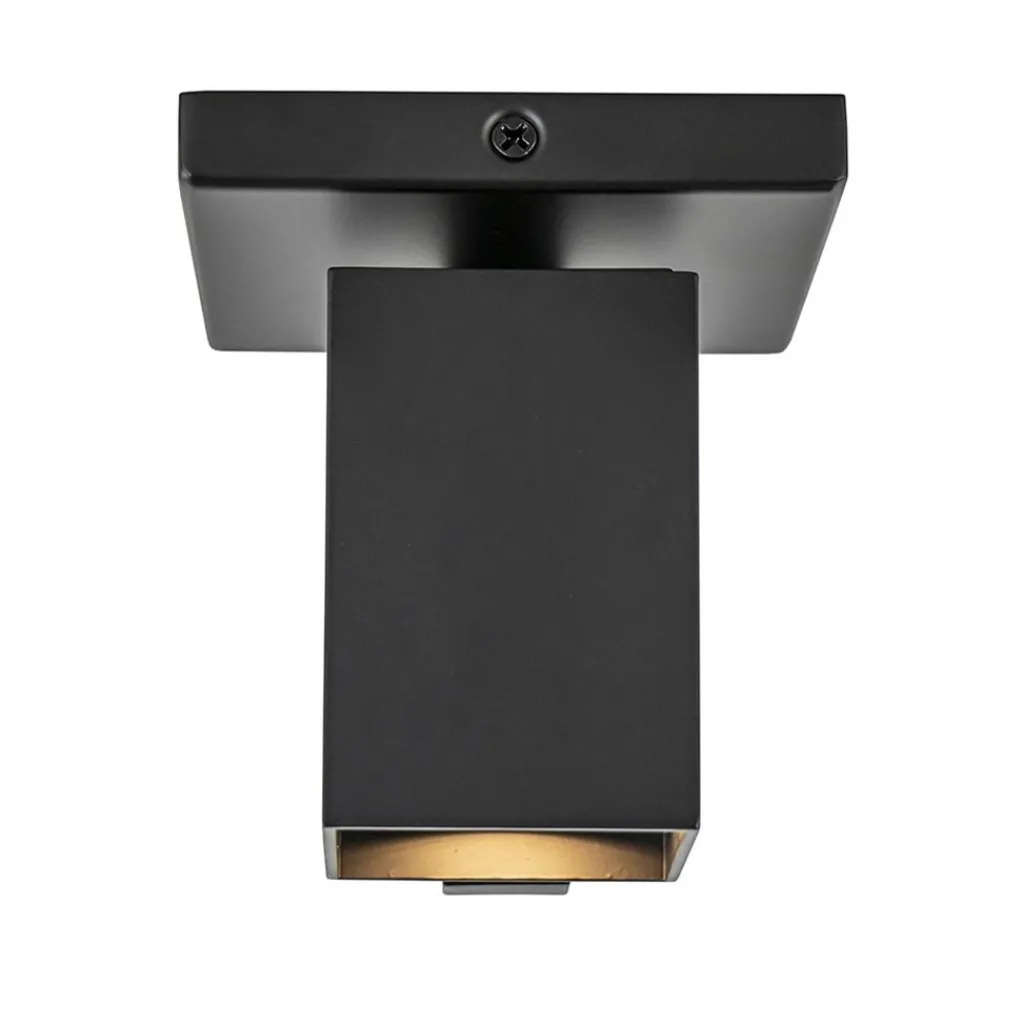 Straluma Plafondspot Oslo 1L zwart gu10> Plafondlampen|Opbouwspots