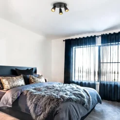 Straluma Plafondspot Petunia 3L rond zwart/goud><noscript><img width=