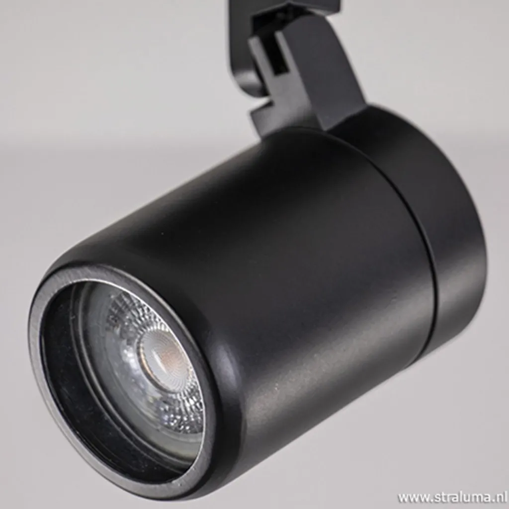 Straluma Plafondspot Rain 1L rond zwart gu10 IP44> Wandlampen|Opbouwspots