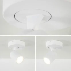 Straluma Plafondspot Razza 1-lichts wit gu10><noscript><img width=