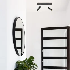 Straluma Plafondspot Trend 2L balk zwart gu10mini><noscript><img width=