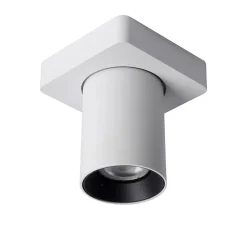 Straluma Plafondspot tube 1-L wit incl.gu10 dtw> Plafondlampen|Opbouwspots