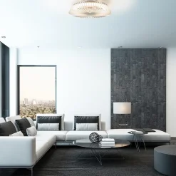 Straluma Plafondventilator Himalaya zilver ab+app><noscript><img width=