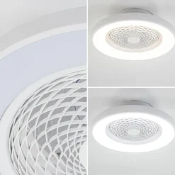 Straluma Plafondventilator Tibet wit ab/app CCT><noscript><img width=