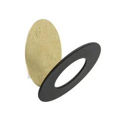 Straluma Plafond/wandlamp Vera 21 goldleaf/zwart> Plafondlampen|Wandlampen