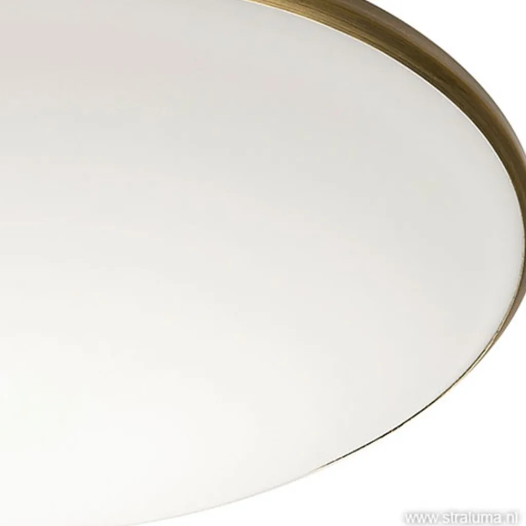 Straluma Plafonnière Art 30 brons e27> Plafonnières|Woonkamerlampen