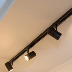 Straluma Rail Trackline set 1.5m zwart 4 spots><noscript><img width=