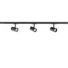 Straluma Railsysteem zwart 1mtr compleet met 3xspot> Opbouwspots|Keukenverlichting