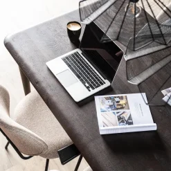 Straluma Rechthoekige eettafel Jiska bruin mangohout 250x100 cm><noscript><img width=