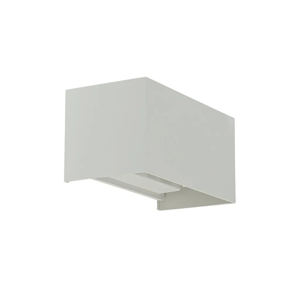 Straluma Rechthoekige LED buitenlamp wit verstelbaar> Wandlampen|Buitenlampen