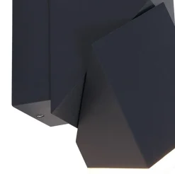 Straluma Rechthoekige LED buitenlamp verstelbaar zwart aluminium><noscript><img width=