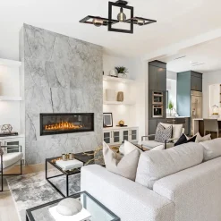 Straluma Rechthoekige plafondlamp triple square mat zwart><noscript><img width=