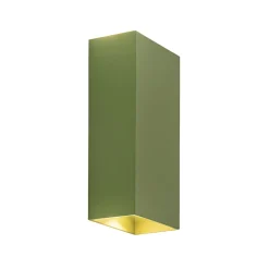 Straluma Rechthoekige wandlamp up+down groen> Wandlampen|Retro Verlichting