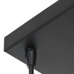 Straluma Retro 6-lichts hanglamp opaal glas met relief><noscript><img width=