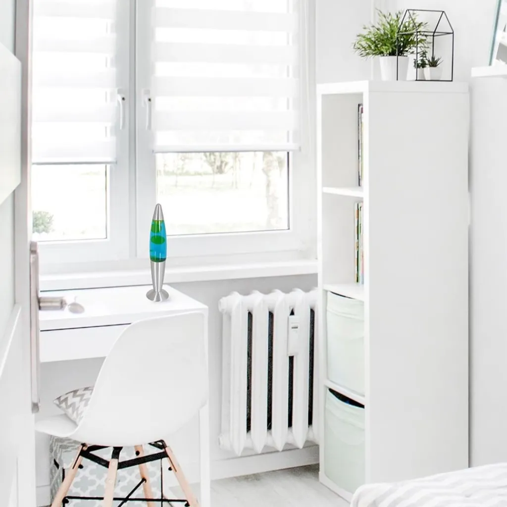 Straluma Retro tafellamp Lava blauw water met groen> Tienerkamerlampen|Kinderkamerverlichting