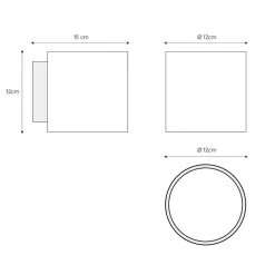 Straluma Retro wandlamp cilinder badkamer IP44><noscript><img width=