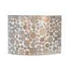 Straluma Romantische Schelpen wandlamp coin beige> Schelpenlampen|Woonkamerlampen