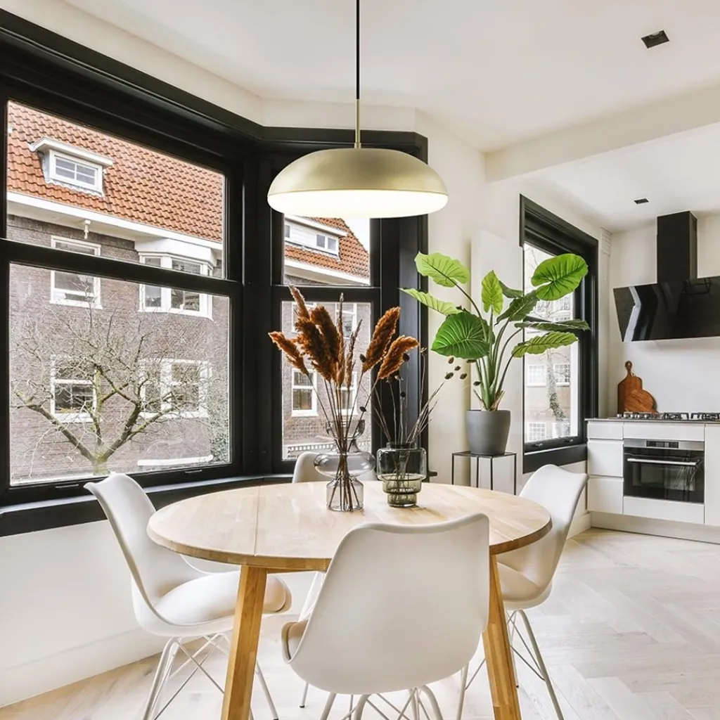 Straluma Ronde koepel hanglamp goud met witte kap> Eettafellampen|Eetkamerverlichting