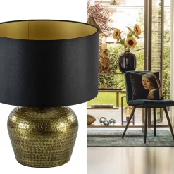 Straluma Ronde lampvoet Gondia antiek brons exclusief kap><noscript><img width=