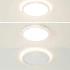 Straluma Ronde LED plafondlamp wit met 3 licht opties><noscript><img width=