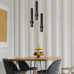 Straluma Ronde 3-lichts hanglamp cilinders inclusief LED><noscript><img width=