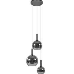 Straluma Ronde 3-lichts hanglamp met diverse smoke glazen kappen><noscript><img width=