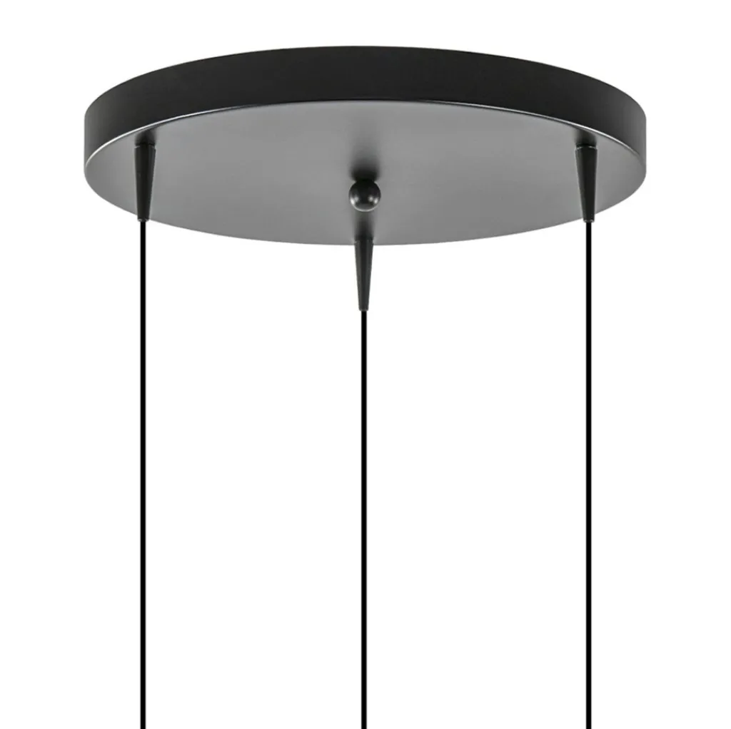 Straluma Ronde 3-Lichts LED hanglamp met gold fading glas> Hanglampen|Eettafellampen