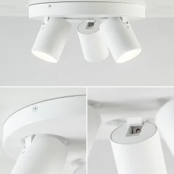 Straluma Ronde 3-lichts opbouwspot mat wit><noscript><img width=