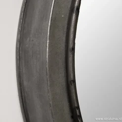 Straluma Ronde metalen spiegel zink/grijs klein> Light and Living