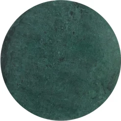 Straluma Salontafel Rickerd groen marmer met antiek bronzen poot> Light and Living|Salontafels