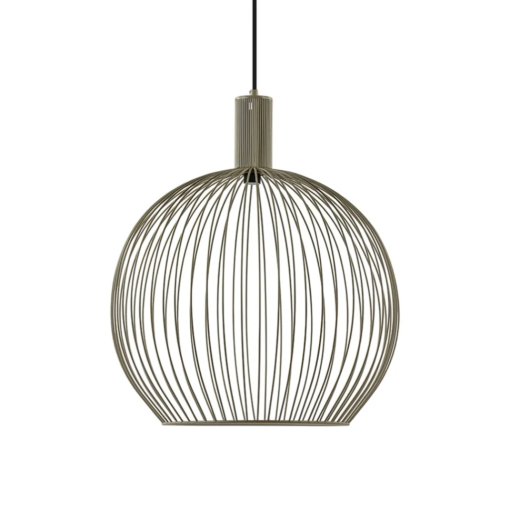 Straluma Scandinavische draad hanglamp mat zand 50 cm> Eettafellampen|Draadlampen