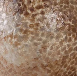 Straluma Schelpen tafellamp bol 40 cm creme-goud><noscript><img width=