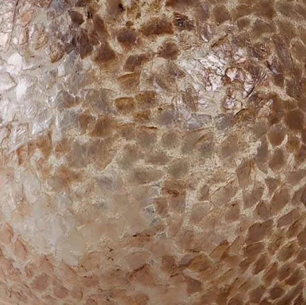 Straluma Schelpen tafellamp bol 40 cm creme-goud> Schelpenlampen|Woonkamerlampen