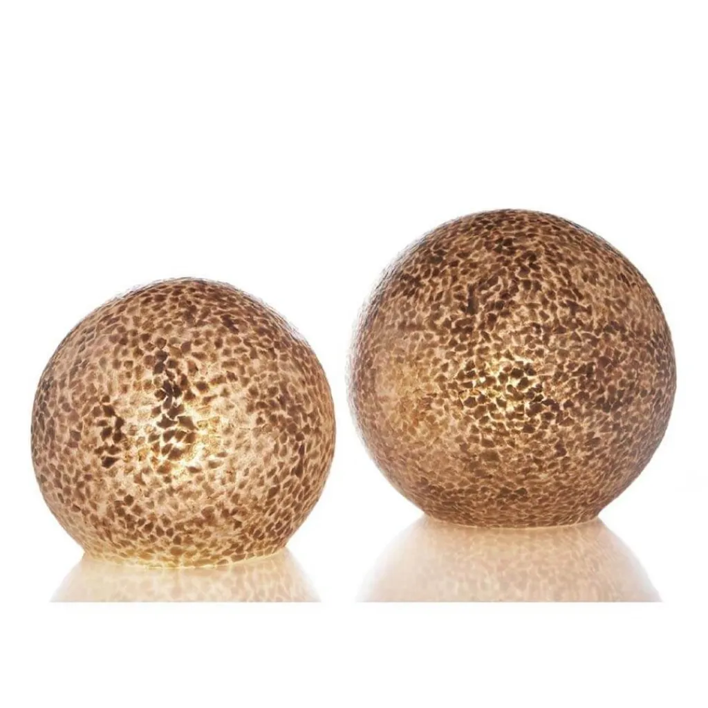 Straluma Schelpen tafellamp bol 40 cm creme-goud> Schelpenlampen|Woonkamerlampen