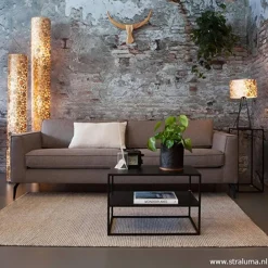 Straluma Schelpen vloerlamp goud cilinder groot><noscript><img width=