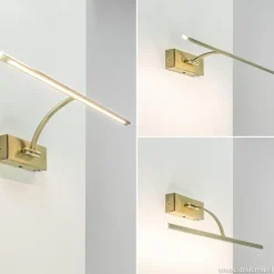 Straluma Schilderij wandlamp brons met dimbaar LED><noscript><img width=