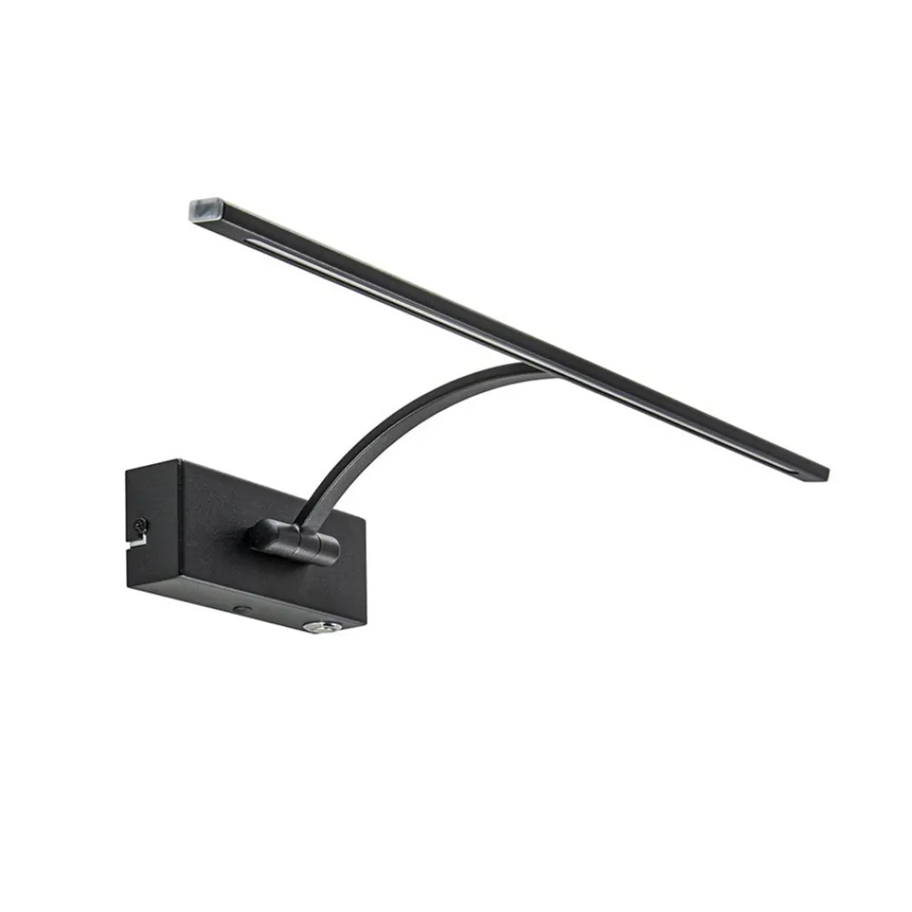 Straluma Schilderijlamp zwart 45cm met dimmer> Wandlampen|Woonkamerlampen