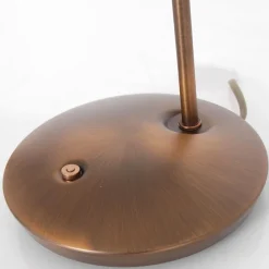 Straluma Sfeervolle tafellamp brons met creme glas klassiek> Tafellampen|Woonkamerlampen