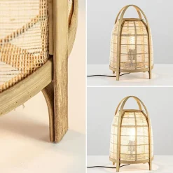 Straluma Sfeervolle tafellamp Jacinto naturel Light and Living><noscript><img width=