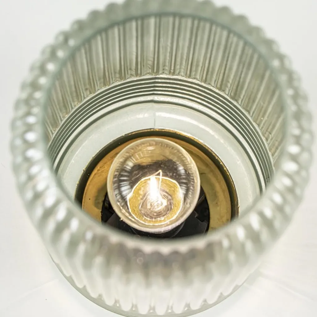 Straluma Sfeervolle tafellamp Lipa grijs groen op baterijen Light & Living> Tafellampen|Light and Living