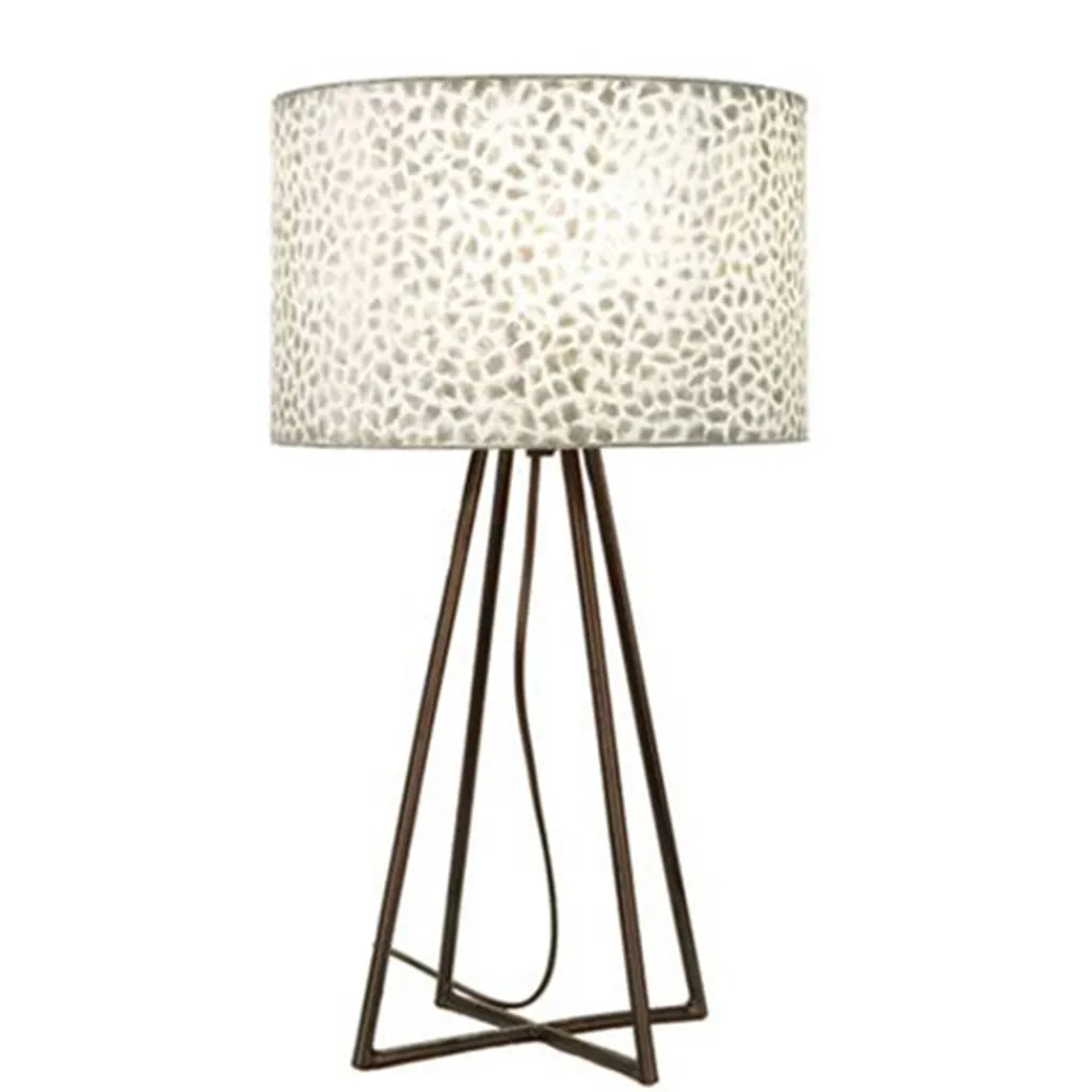 Straluma Sfeervolle tafellamp met schelpen kap> Schemerlampen|Schelpenlampen