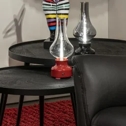 Straluma Sfeervolle tafellamp op batterij zwart dimbaar><noscript><img width=