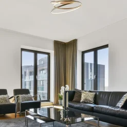 Straluma Sierlijke LED plafondlamp ringen goud><noscript><img width=