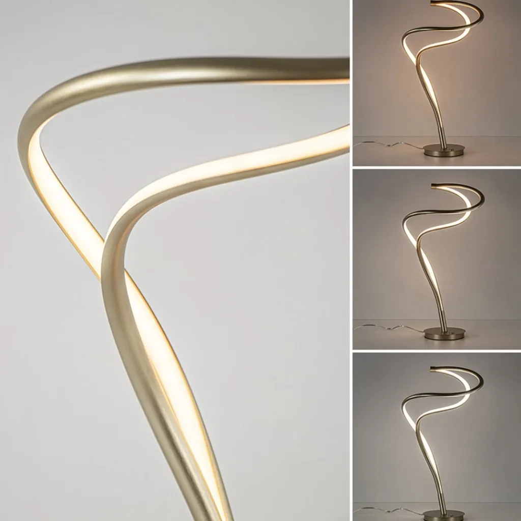 Straluma Sierlijke LED tafellamp goud dimbaar> Tafellampen|LED Tafellampen