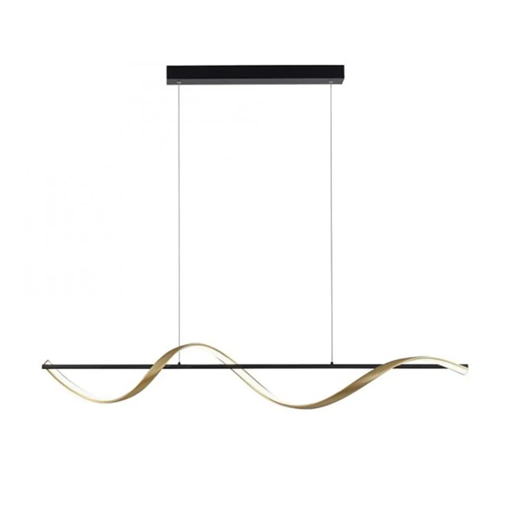 Straluma Smart hanglamp antraciet/goud inclusief remote> Hanglampen|Smart lampen