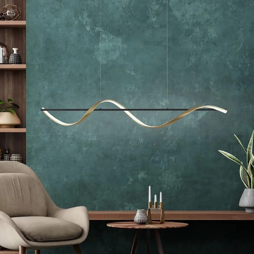 Straluma Smart hanglamp antraciet/goud inclusief remote> Hanglampen|Smart lampen