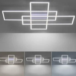 Straluma Smart plafond/wandlamp rechthoeken inclusief remote><noscript><img width=