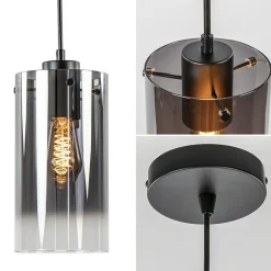 Straluma Smoke glazen hanglamp cilinder met verloop><noscript><img width=