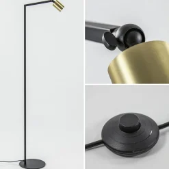 Straluma Staande leesspot Bounce zwart/goud><noscript><img width=