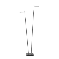 Straluma Staande 2-lichts leeslamp zwart 2xpushdimmer><noscript><img width=